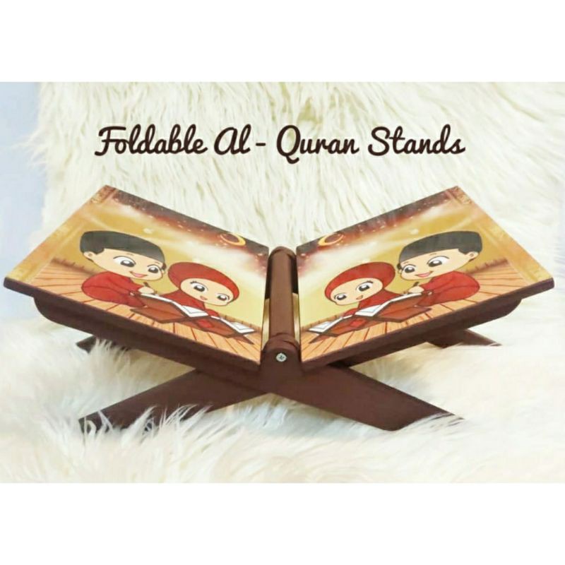 MEJA NGAJI AnaK Meja Lipat Kayu Anak REKAL CUSTOM NAMA ANAK WOODEN GIFT ULTAH SOUVENIR