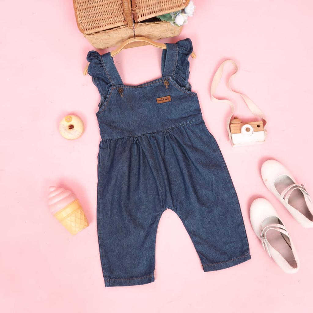 JUMPSUIT JENIE/ JUMPSUIT JEANS ANAK KEKINIAN/ JUMPSUIT ANAK PEREMPUAN/JUMPSUIT ANAK 3-5 TH