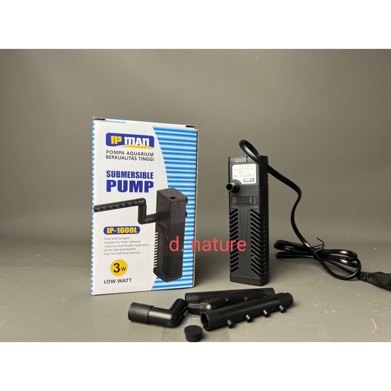 Mesin Pompa Aquarium Internal Filter IP MAN IP 1000L Low Watt 3 Watt