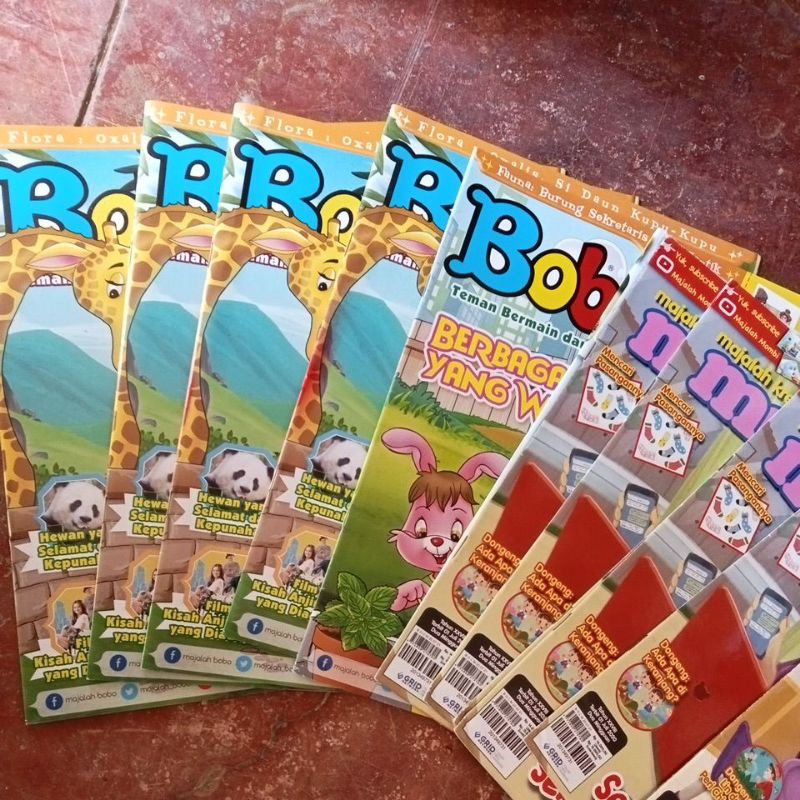 Majalah Bobo Baru, Beda Judul, Beda Edisi