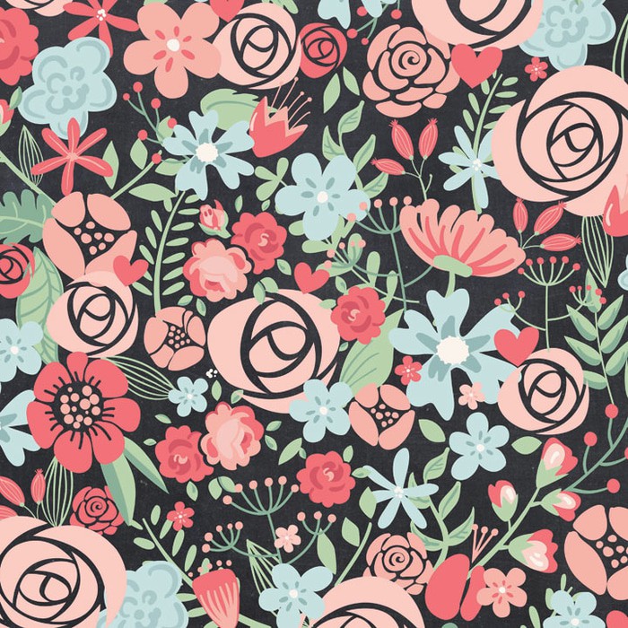 Kertas Scrapbook uk. 30x30 cm - P1693a_Hugs