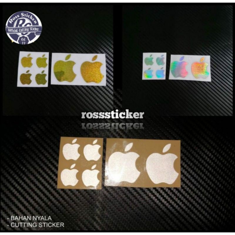 

sticker apple cutting sticker iphone