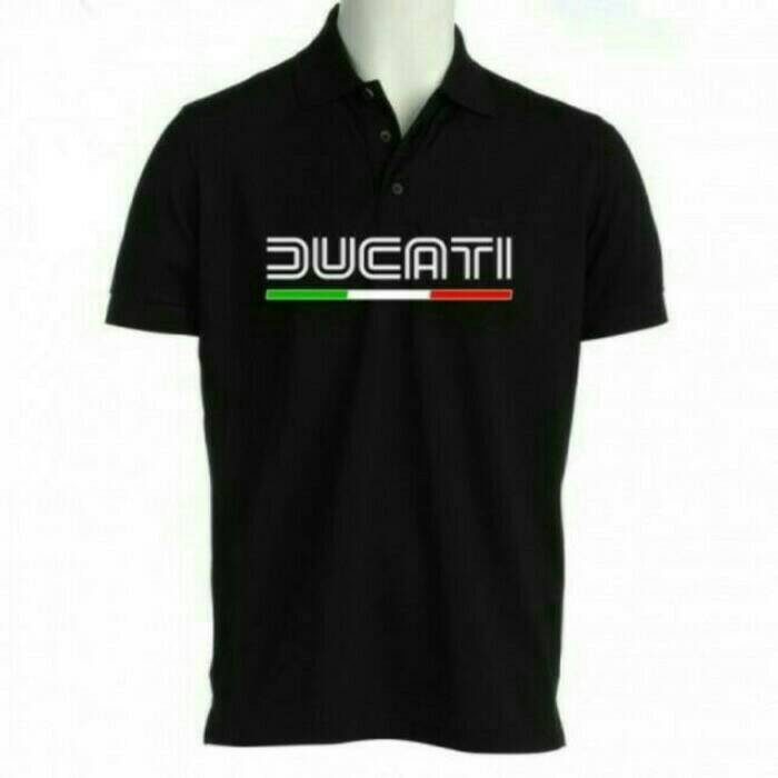Polo shirt BIG SIZE XXXL-XXXXL DUCATI ITALIA BLACK/POLO DUCATI