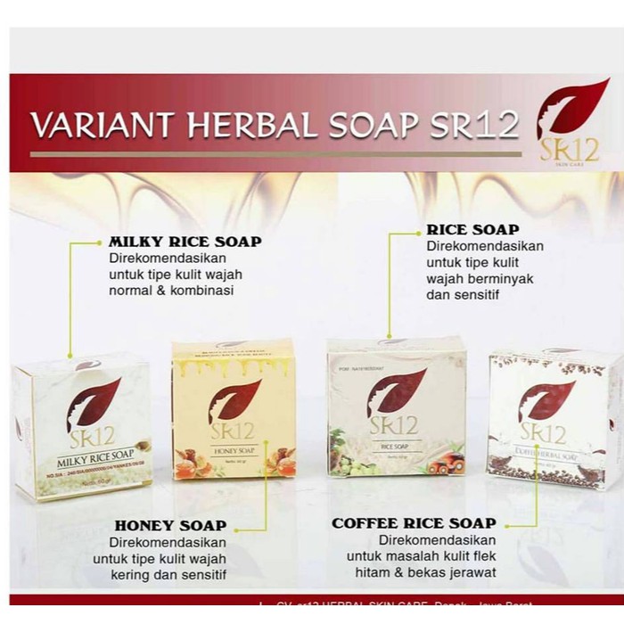 

Sr12 Rice Herbal Soap - Sabun Beras Herbal Perawatan Tubuh Dan Wajah Promo