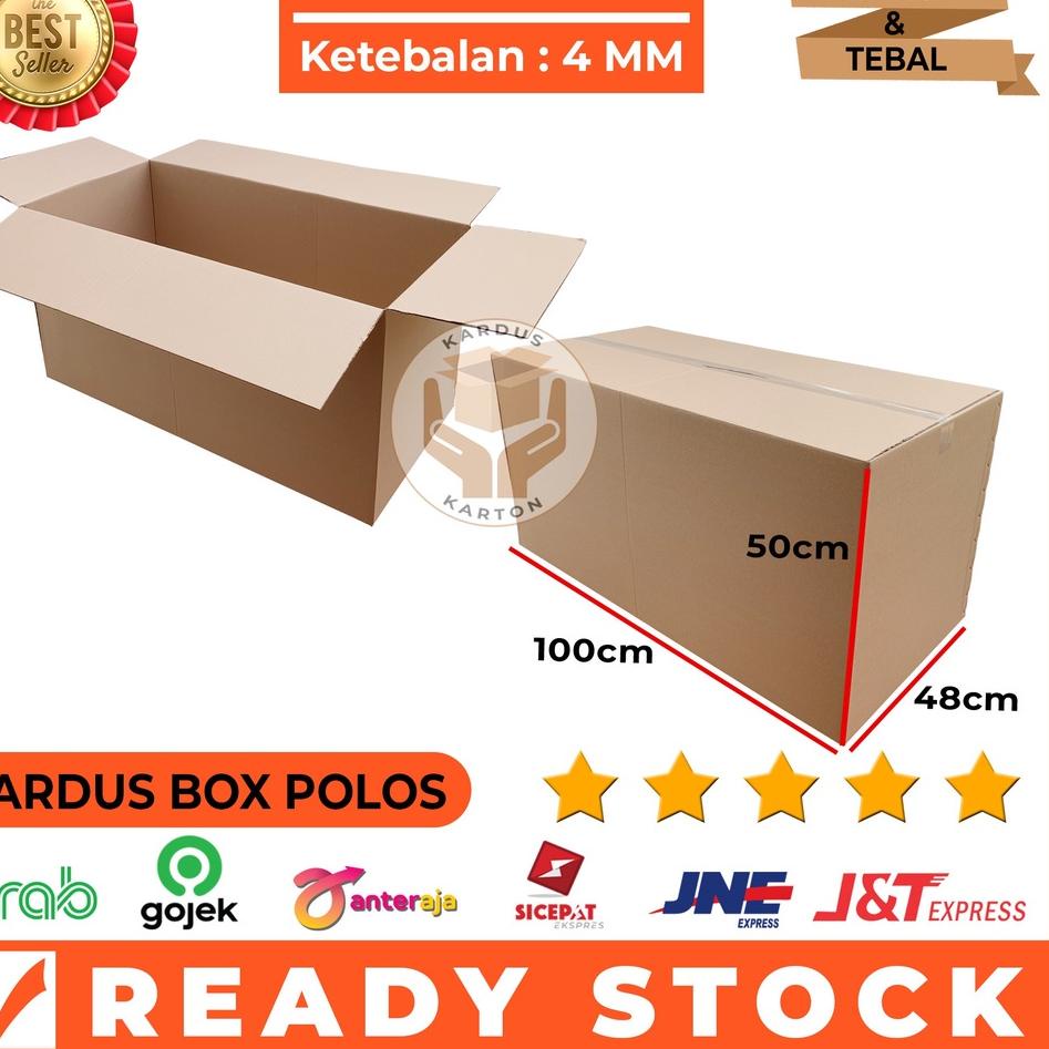 

Serbu Promo Kardus Besar Jumbo – Karton Box Polos 100 x 48 x 50 Packing Pindahan