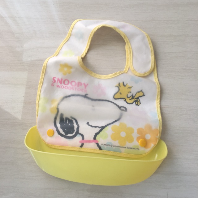 SNOOPY & WOODSTOCK Bib bayi
