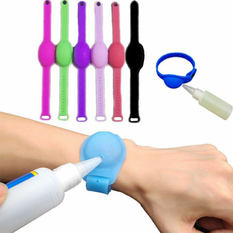 Gelang Hand Sanitizer jam tangan portable watch wristband sanitizer