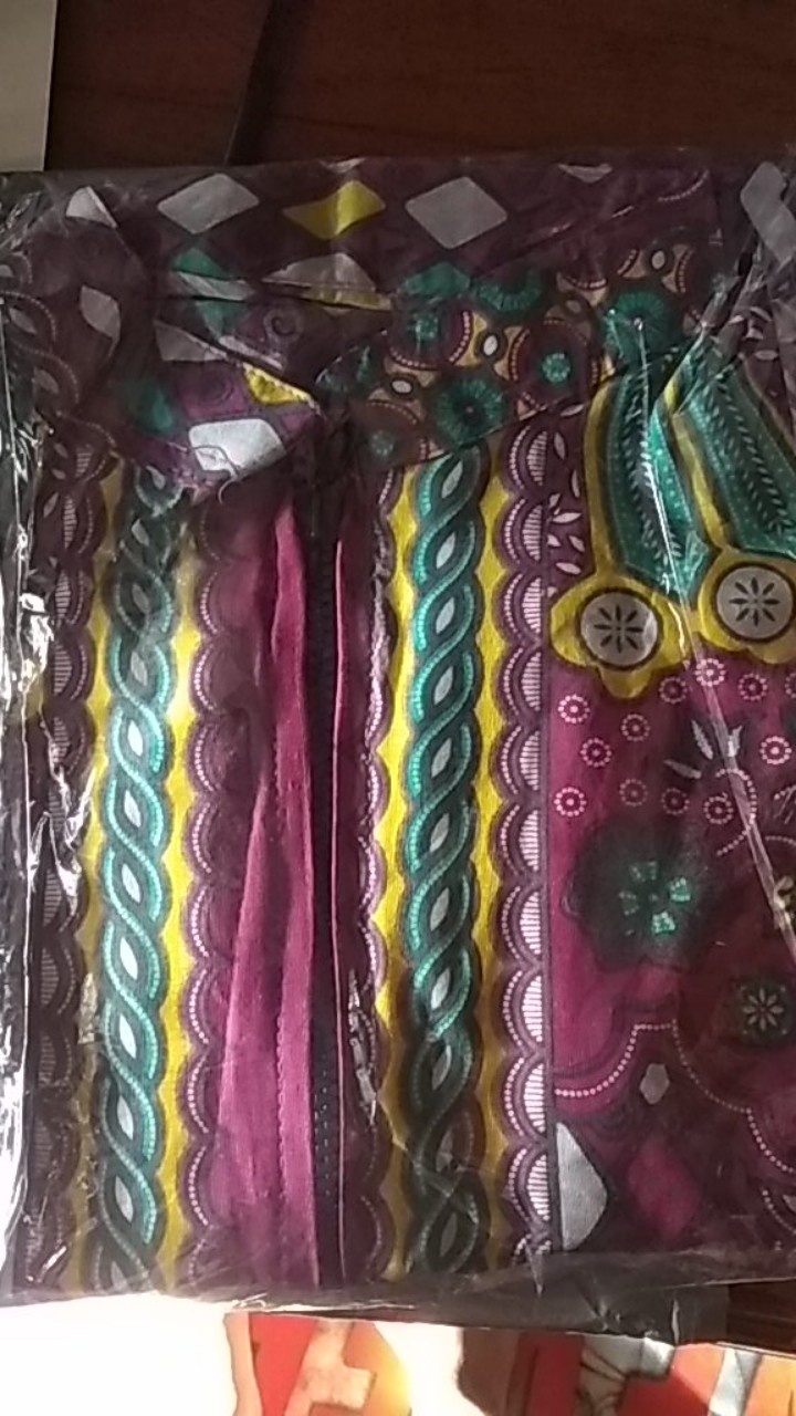 Tunik Batik Zipper Depan