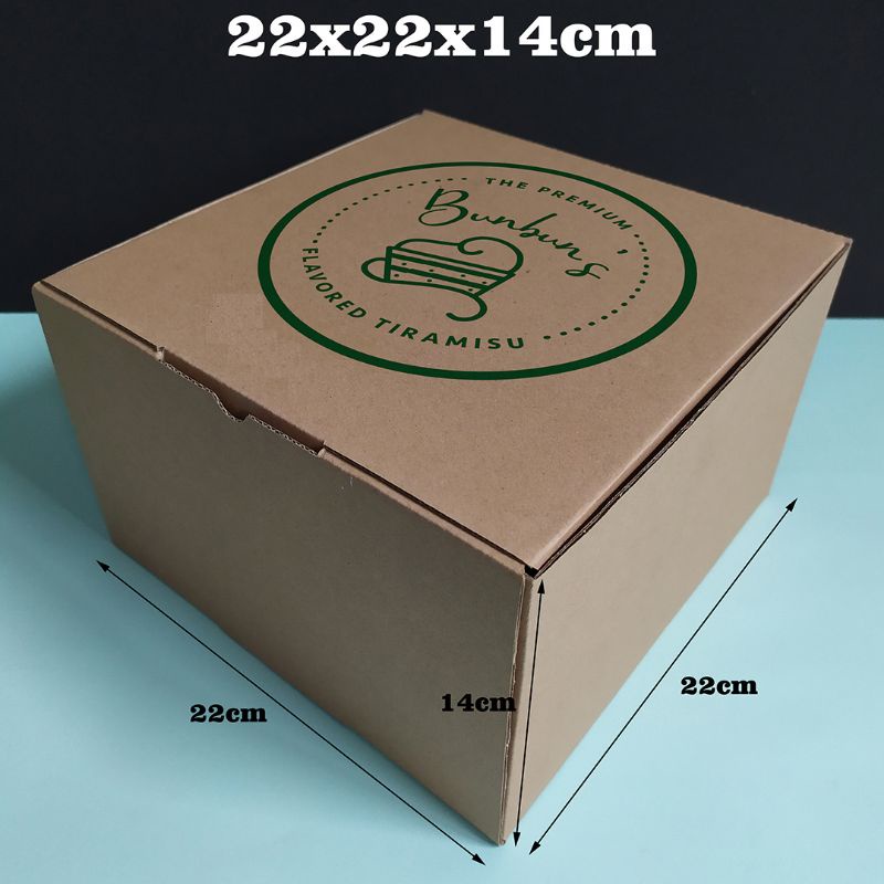 

CUSTOM SABLON LUSINAN BOX KARDUS 22x22x14CM (BOX + SABLON)