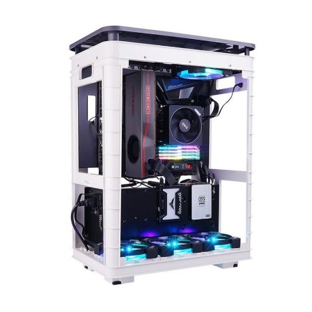 InWin ALICE Grey Top Monogram Cloth - Mid Tower ATX Gaming Case