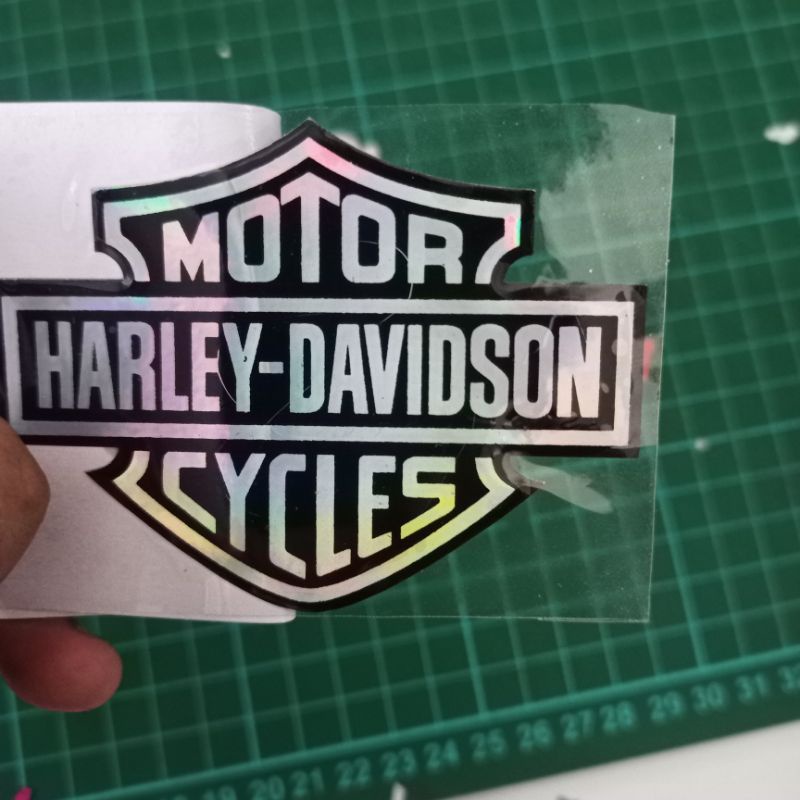 Sticker Cutting Resin Timbul Harley Davidson