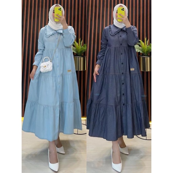 Midi Dress Belifi ( special Denim) original brand Belifi