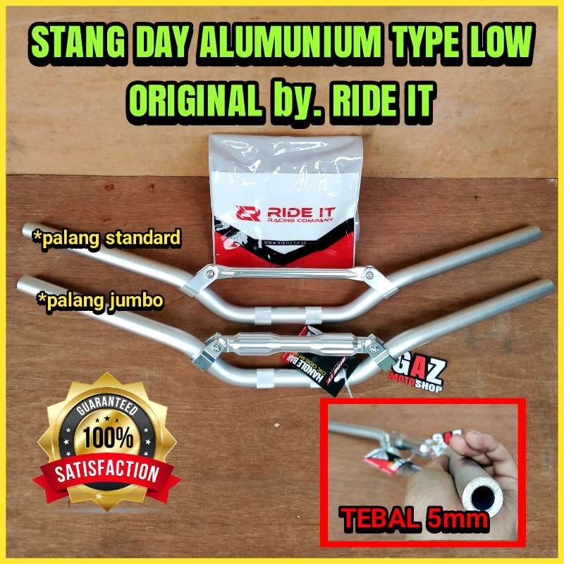 Stang LOW Daytona by Ride IT Alumunium CNC Stir Ninja Day 5 mm CB GL Mp Tiger Herex