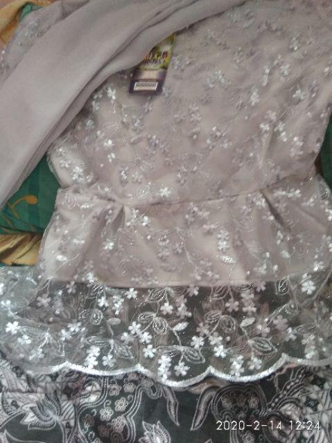 (termurah - Ori _6 Warna) Batik Couple Andhini Kebaya Couple Brukat Anabel - Bs073 Kebaya Modern