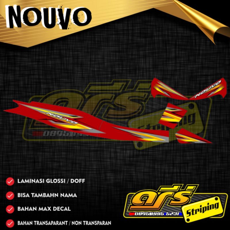 Striping Nouvo Lele Transparan Variasi Terbaru