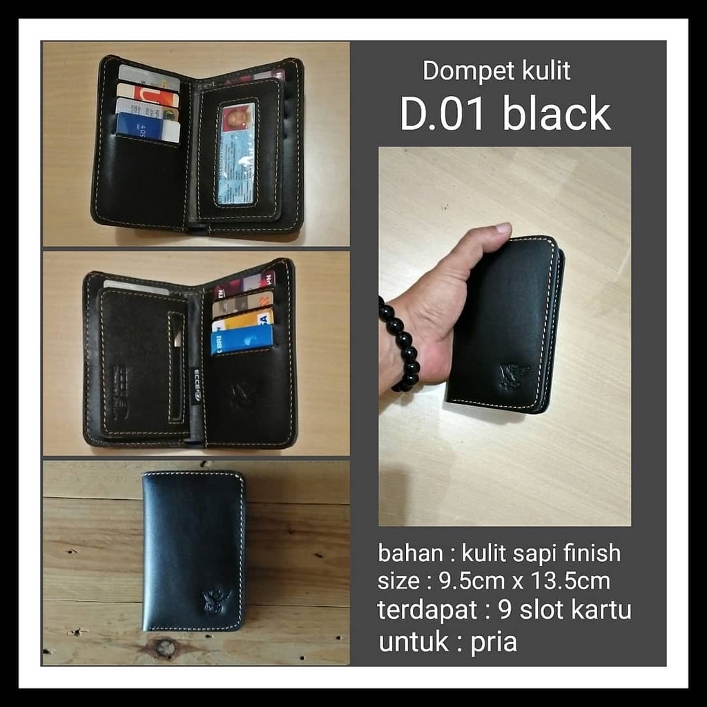 D.01 | Kulit Asli | Merek Resmi | Dompet kulit ECCE 27