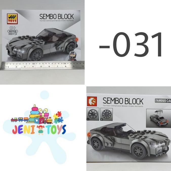 Lego Sembo Block Mobil Balap Famous Car Sport Car 607031