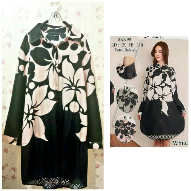 TUNIK BUNGA JUMBO BIGSIZE
