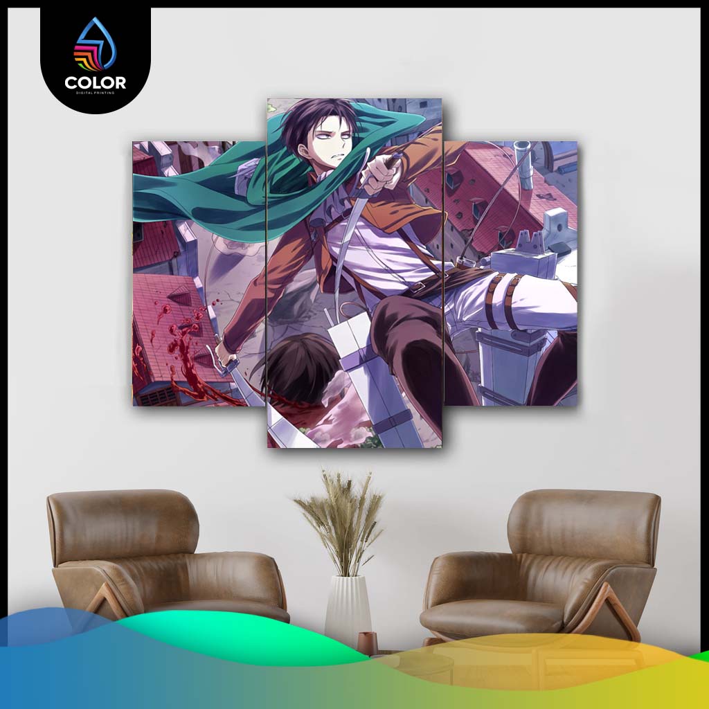 Hiasan Dinding Anime / Hiasan Dinding Attack On Titan 1 Set