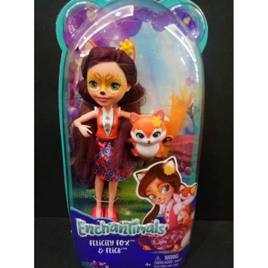

BHGVFCDX- MAINAN PAJANGAN ENCHANTIMALS FELICITY FOX & FLICK MATTEL -JUST-FOR-GIRL.