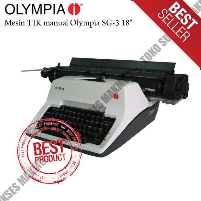OLYMPIA SG-3 18" MESIN TIK / KETIK MANUAL UKURAN KERTAS A3