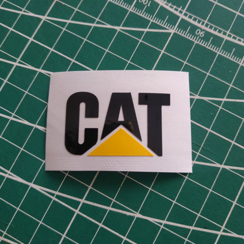  stiker lambang  CAT caterpillar Shopee Indonesia