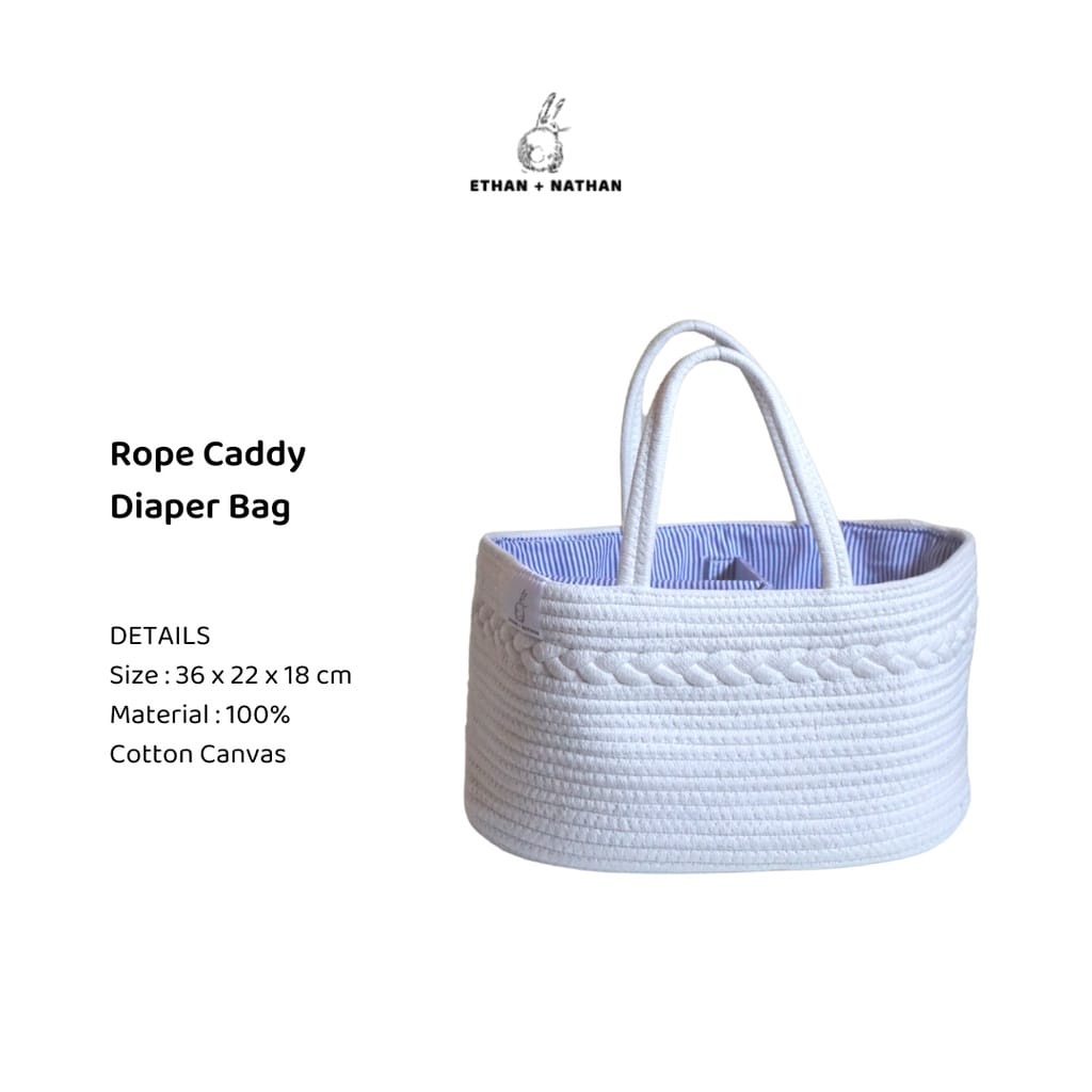 Ethan Nathan Rope Caddy Diaper Bag -Tas Perlengkapan Bayi ( E+NRBTT)