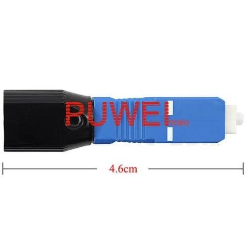 Round Type Flange Fiber Adaptor SC Bare Fiber Adapter connector FA53 puweit00 Segera Beli