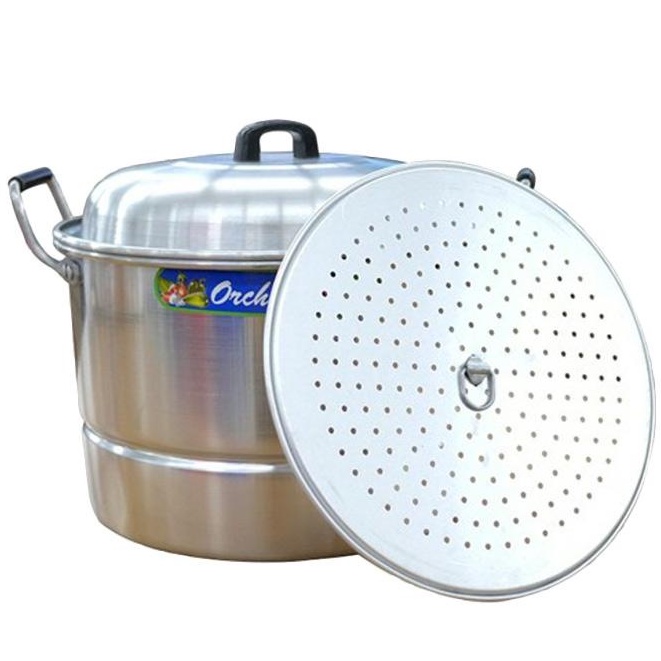 Panci SerbaGuna Orchid 40cm / Langseng Steamer Kukus / Dandang Nasi Orchid 40 cm