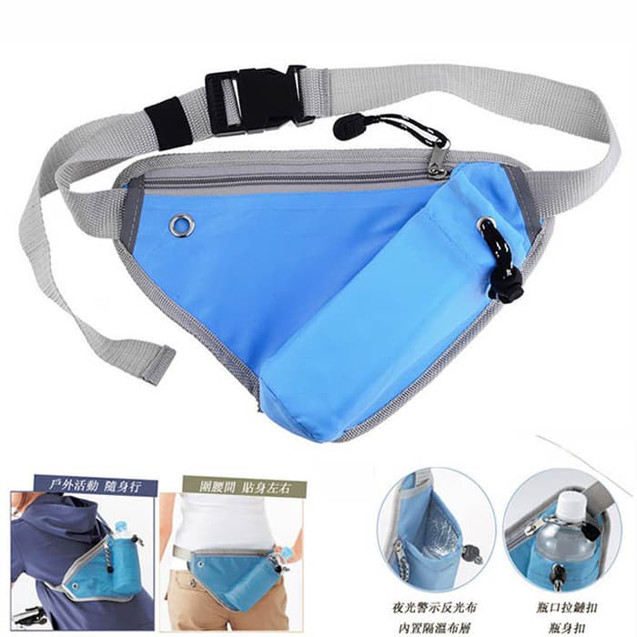 #LC-Bag Tas Lari Segitiga Tas Pinggang Sepeda Olahraga Lari Running Waist Bag