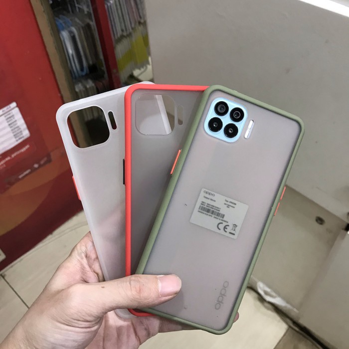 PREMIUM HYBRID CASE BLACK DOVE ANTI PECAH FOR OPPO RENO 4F