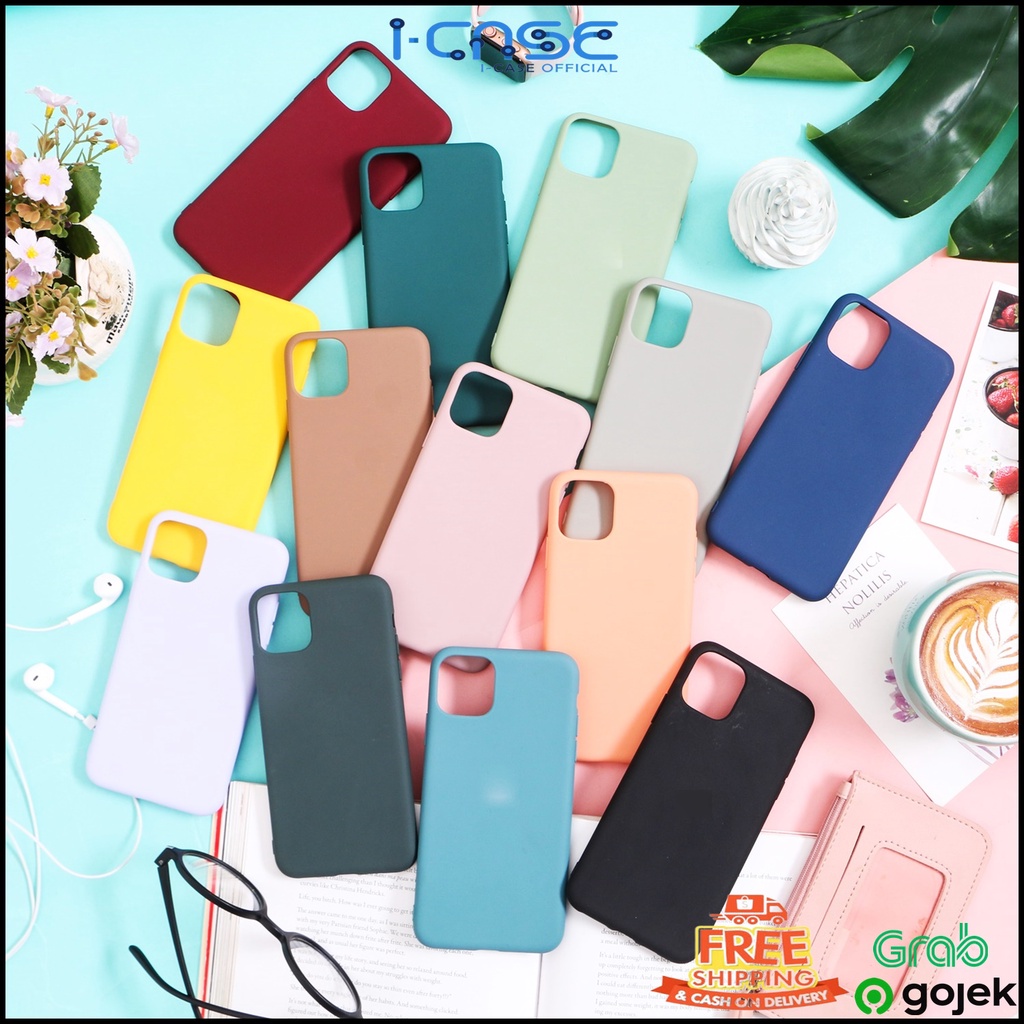 Softcase Matte Doft for (1) iPhone 6 7 8 PLUS X XS XR 11 12 MINI PRO MAX