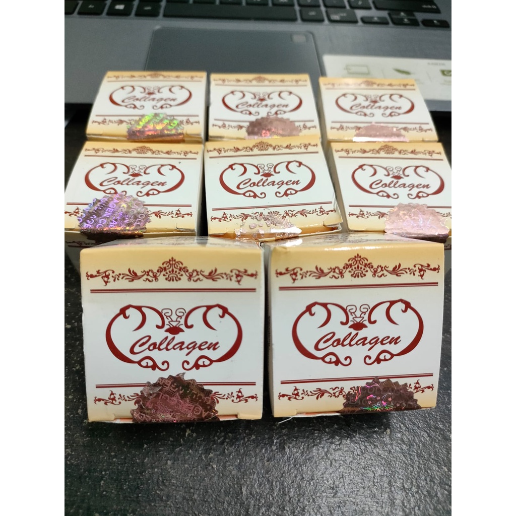 [ ECER ] CREAM COLAGEN MALAM Holo Gold Original / Colagen Malam import TERMURAH