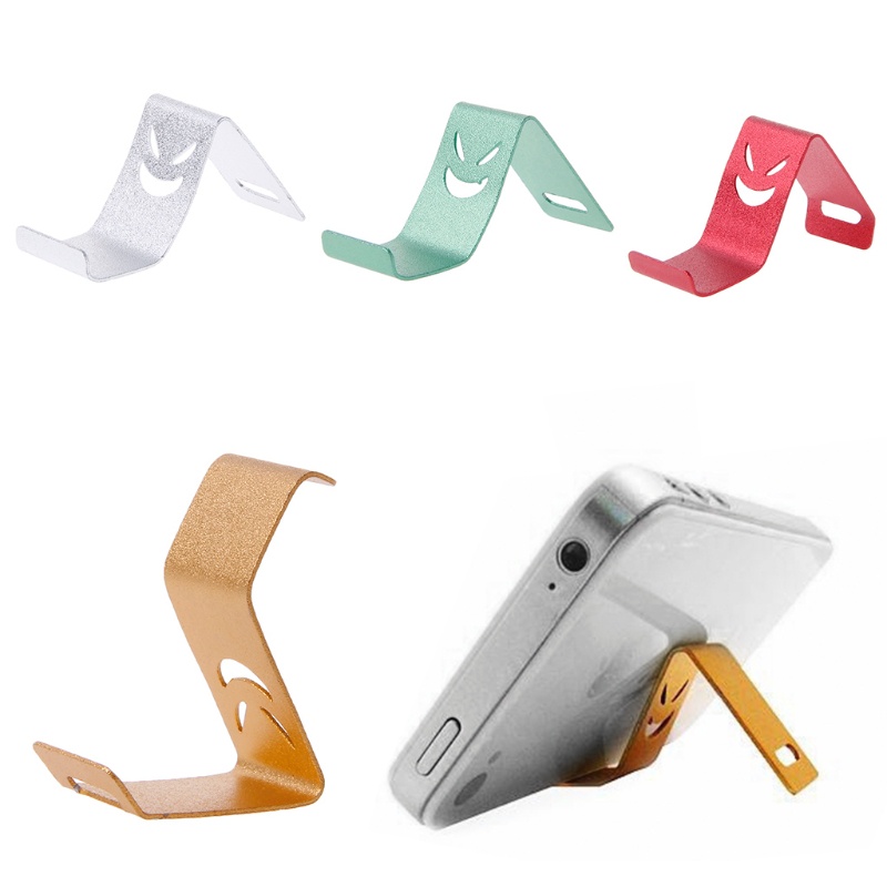 Vivi Stand Holder / Dudukan Ponsel Universal Bahan Metal Desain Iblis Tersenyum