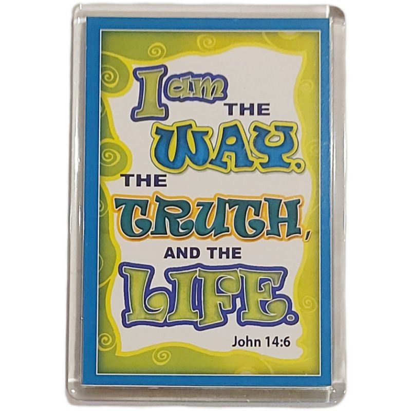 TEMPELAN KULKAS I AM THE WAY THE TRUTH AND THE LIFE JOHN 14:6 6.6x0.3x9.5cm