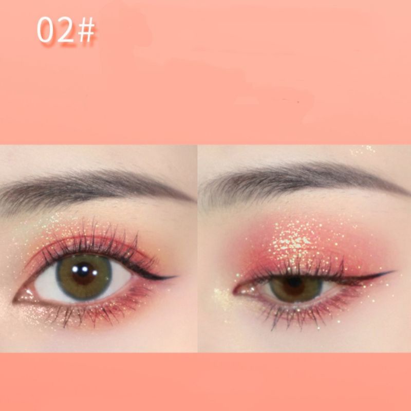 Dual Tone LAMEILA High Pigmented Eyeshadow Korea Trendy Gloss Glittery Waterproof Terlaris Original