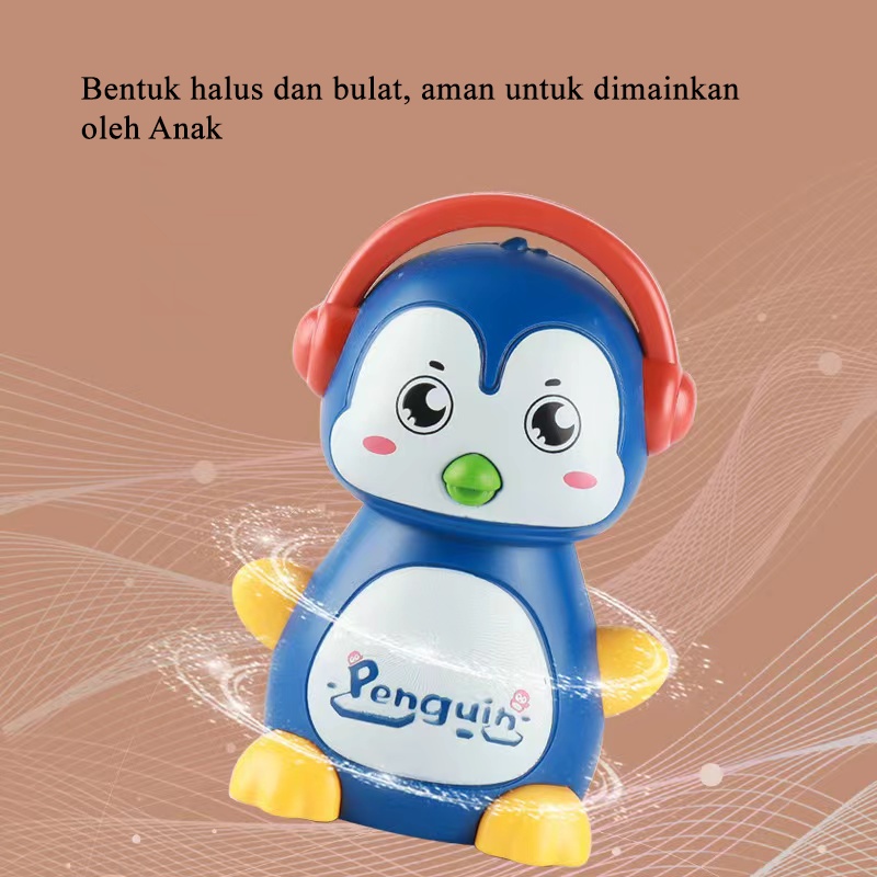 [1KG 23PCS] LBS Mainan Mobil Anak Kecil Penguin Jalan Jalan / Mainan Bayi Penguin Press &amp; Go