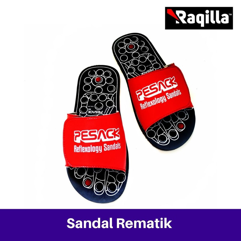 paket reseller 15 pasang sandal selop rematik MERAH