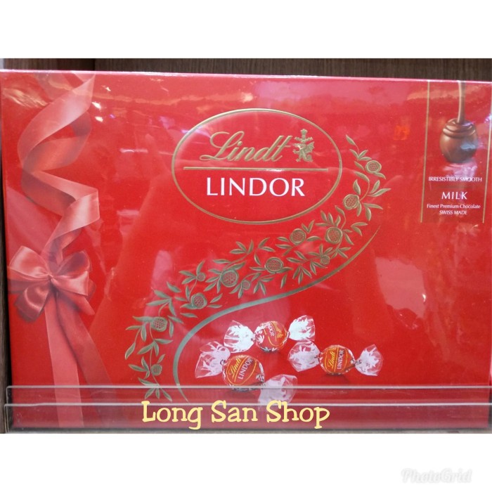 

PROMO !! LINDT LINDOR MILK CHOCOLATE GIFT BOX - COKLAT IMPORT