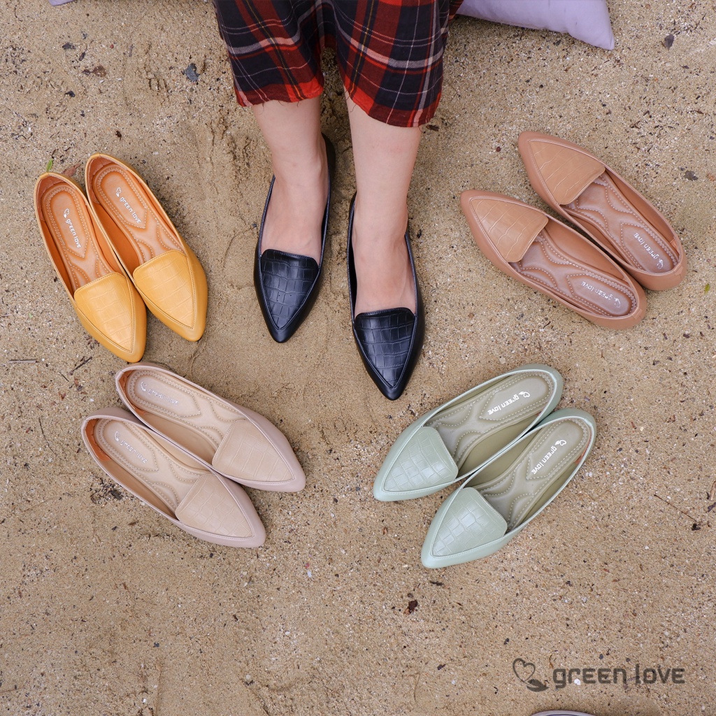 Green Love Sepatu Flat Wanita RHAPSODY