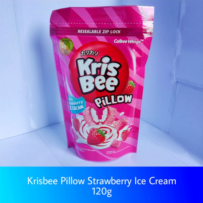 

Krisbee Pillow Strawberry Ice Cream 120g