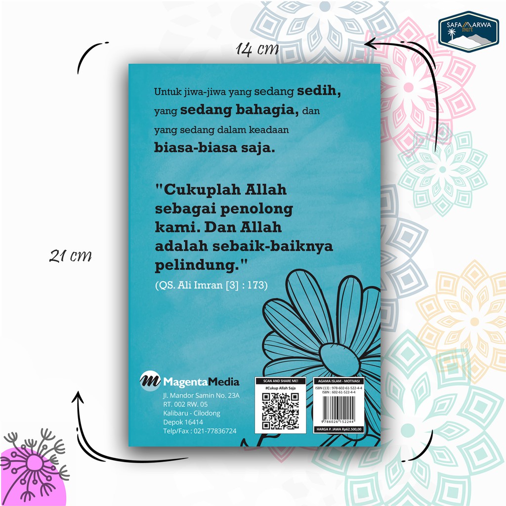 Buku Motivasi Islam Buku Islam Cukup Allah Saja Shopee Indonesia