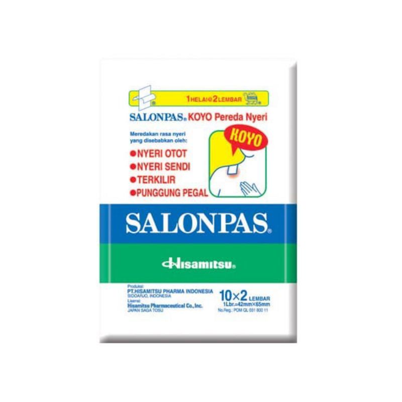 Salonpas pereda nyeri isi 10x2 20lembar