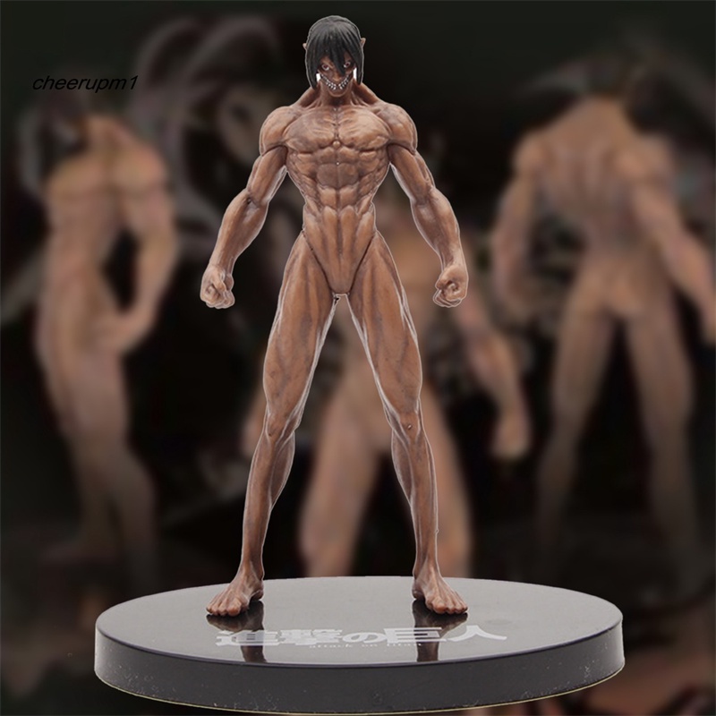 Action Figure Anime Attack on Titan Eren Jaeger Giant ver Mainan Action Figure Bahan PVC Untuk Hadiah