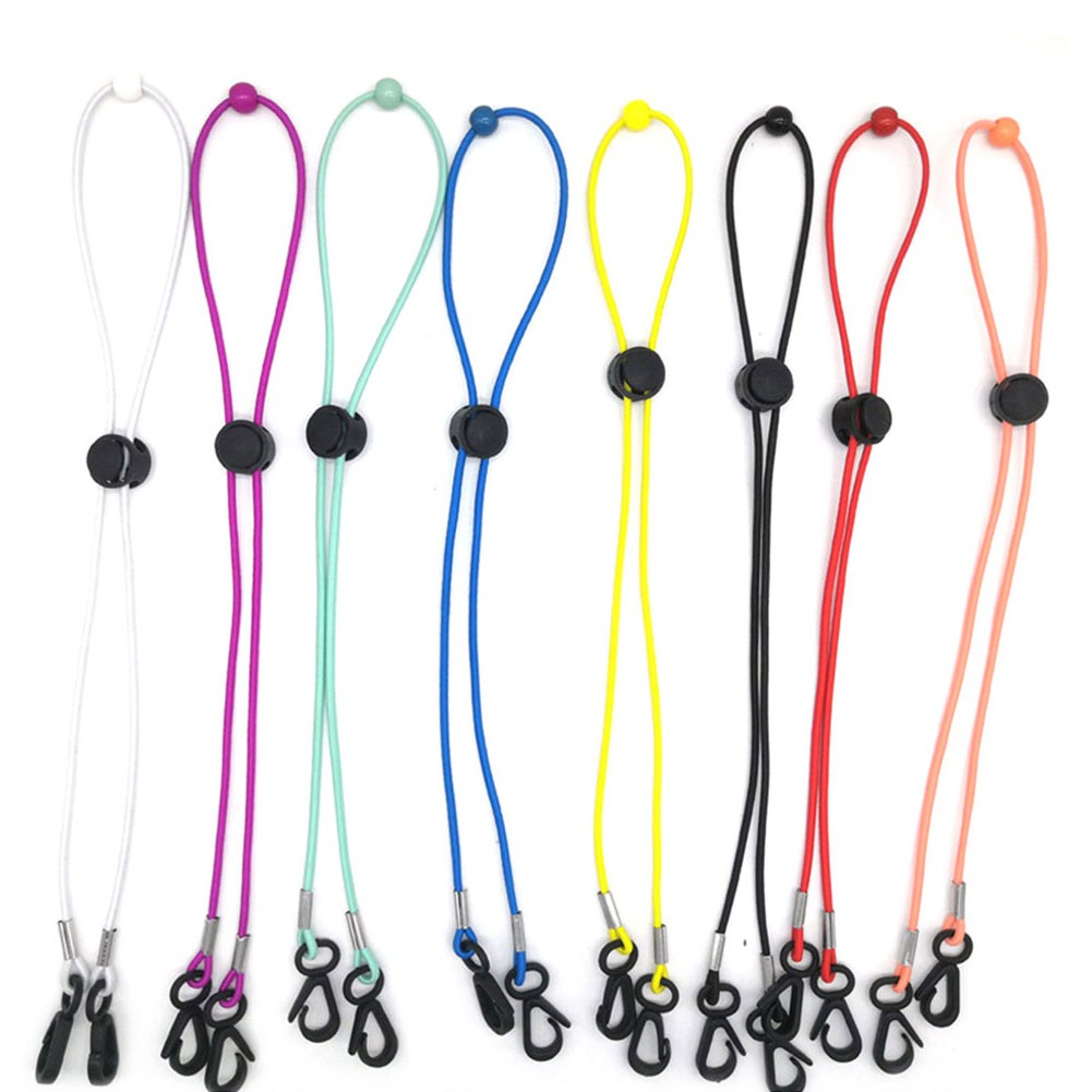 【Ready Stock】rantai kalung masker tali gantung masker Mask Hanging Rope Face Mask Lanyard Mask Holder Adjustable Traceless Ear Hanging Rope Two Hooks qccu id