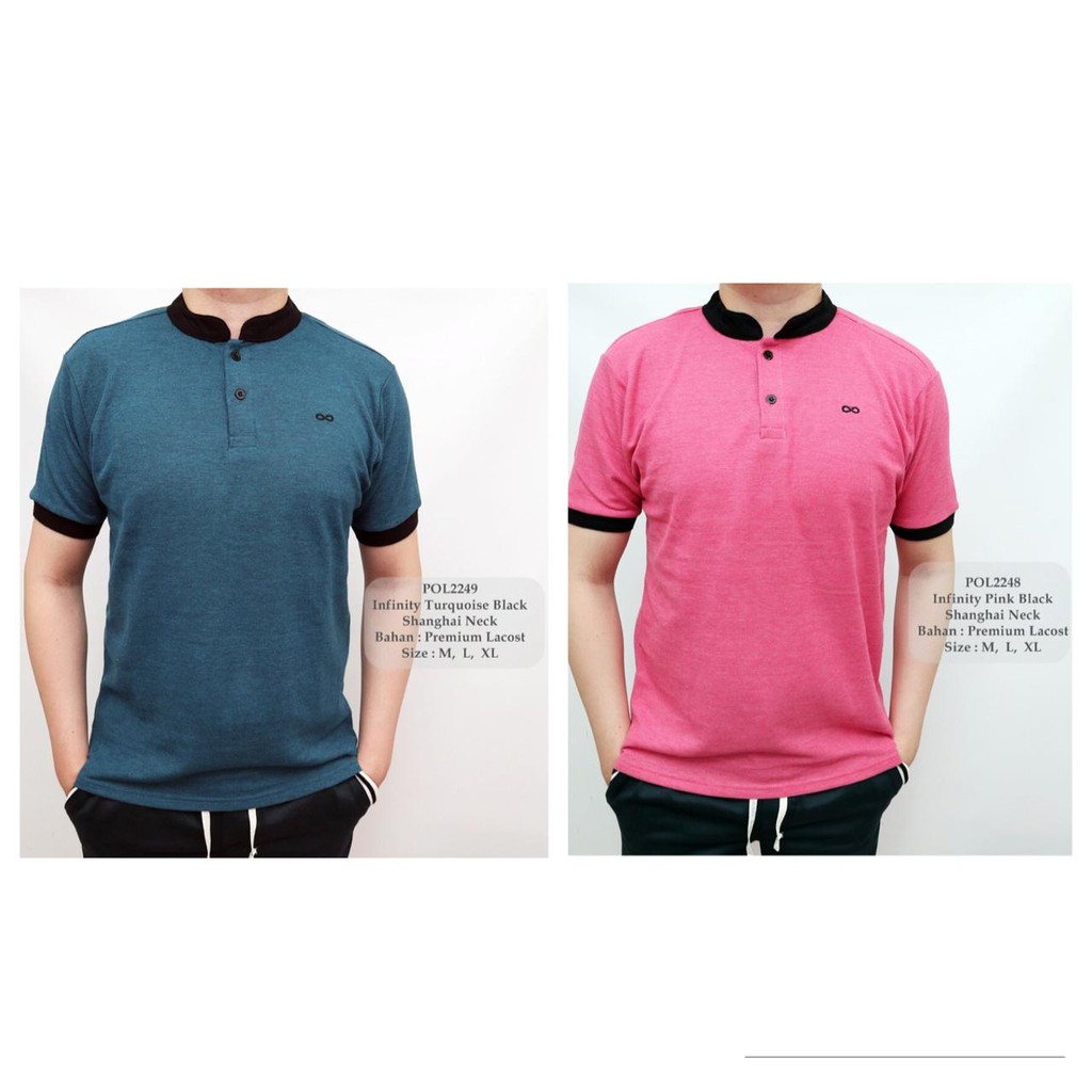 Jual Baju berkerah koko model terbaru pria / baju bahan nyaman katun
