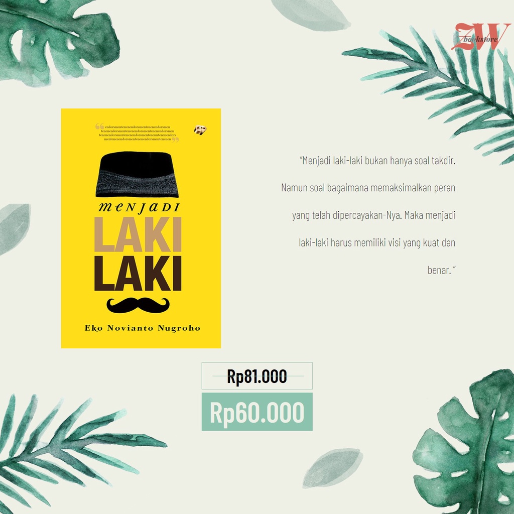 Menjadi Laki-Laki / Buku Motivasi / Buku Psikologi