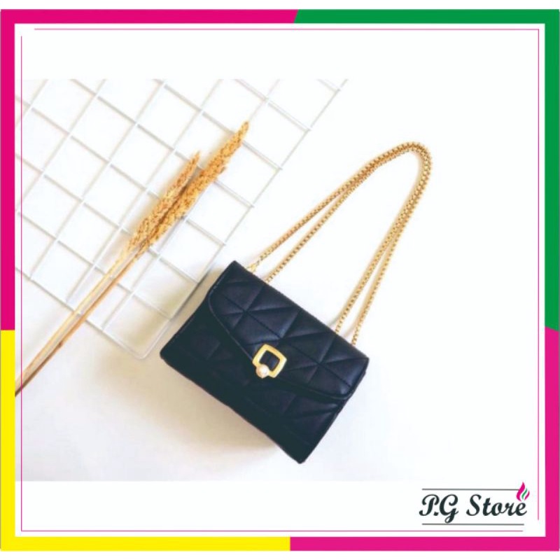 TAS WANITA ZARA-TAS SELEMPANG WANITA SLINGBAG SHOULDERBAG RANTAI GLOD