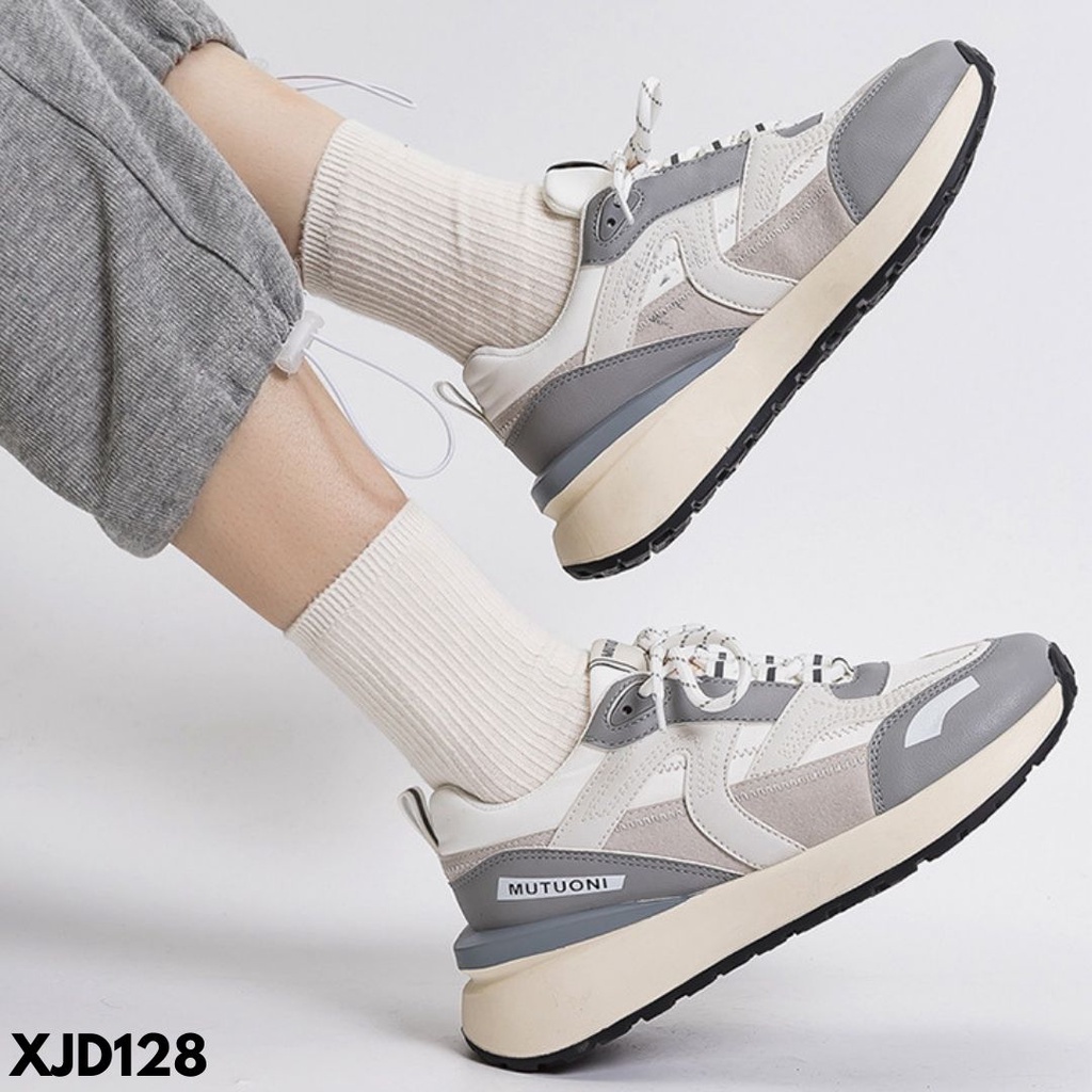 SNEAKERS WANITA BERTALI NYAMAN DIPAKAI GOOD QUALITY KEKINIAN OOTD BAHAN SUEDE KOMBI PU IMPORT JD128