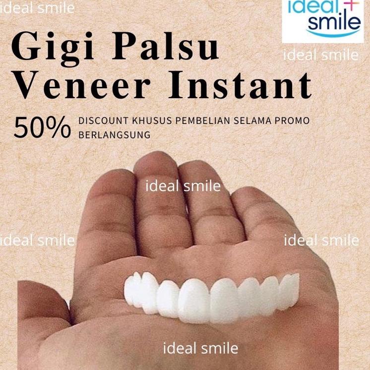 8.8 IDEAL SMILE GIGI PALSU INSTANT TERLARIS .,.,.,..,